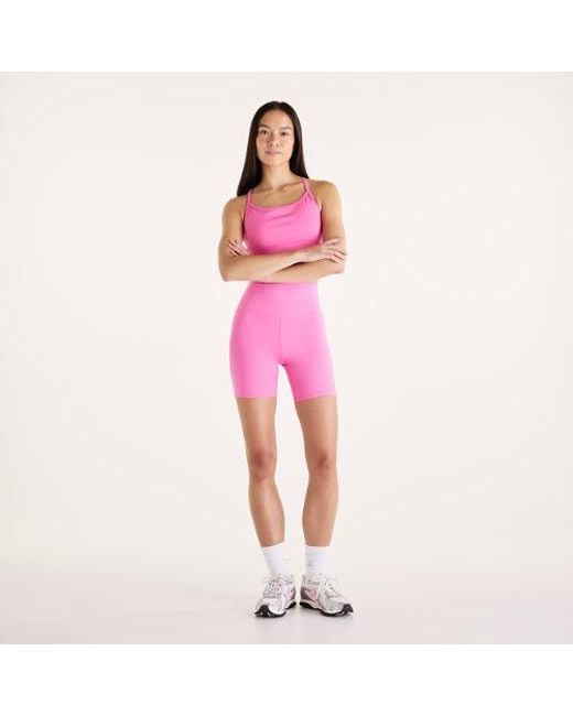 New Balance Pink Nb Essential Yoga Bra