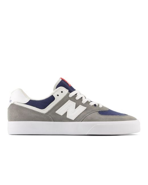 New Balance Gray Nb Numeric 574 Vulc Skateboarding Shoes