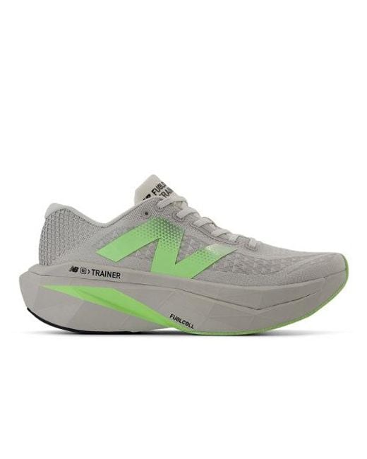 New Balance Green Fuelcell Supercomp Trainer V3 Running Shoes for men