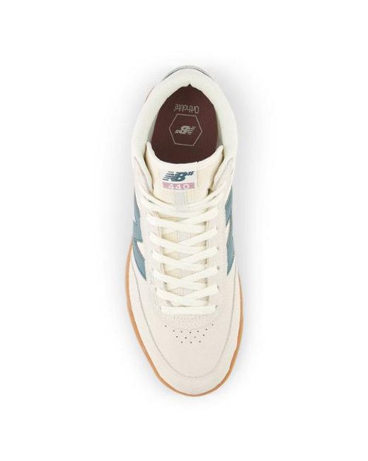 New Balance Blue Nb Numeric 440 High V2 In White/green Suede/mesh for men