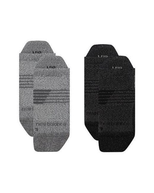 New Balance Black Pro Training Lt Tab Socks 2 Pack