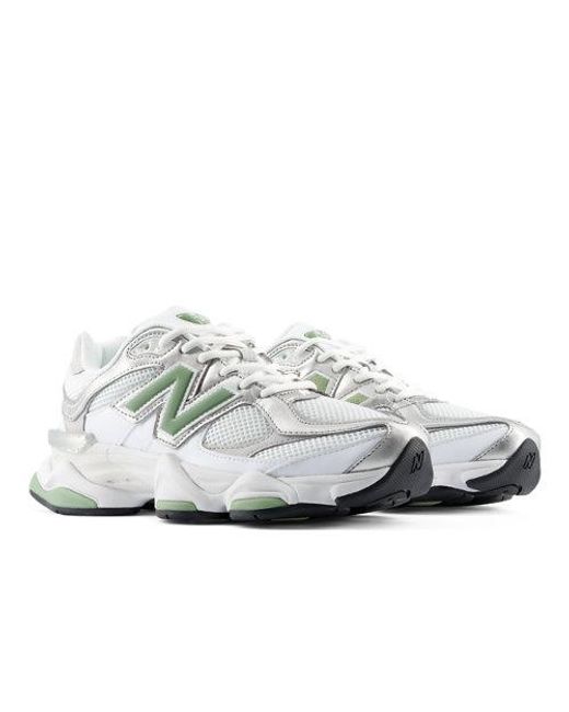 New Balance White 9060