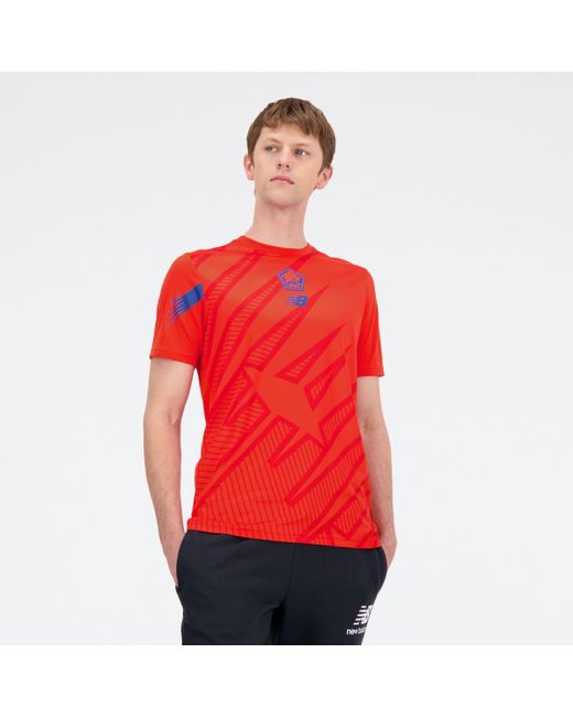 New Balance Red Lille Losc Lightweight T-shirt for men