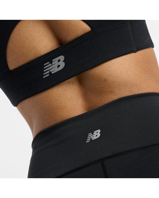New Balance Black London Edition Rc Pocket Legging 25"