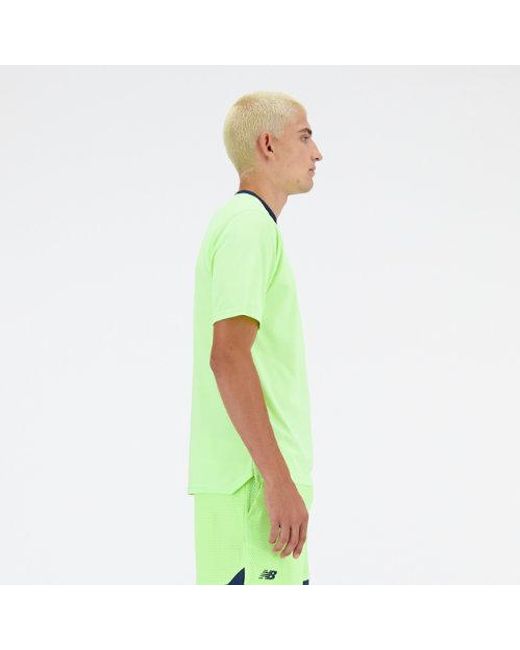 Homme Tournament Top En, Poly Knit, Taille New Balance pour homme en coloris Green