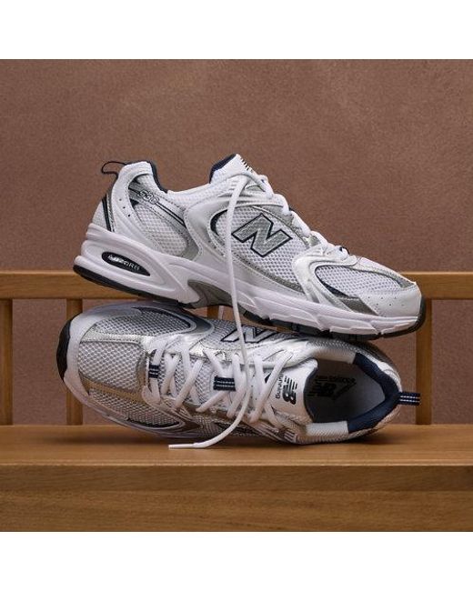 New Balance White 530 Sneakers