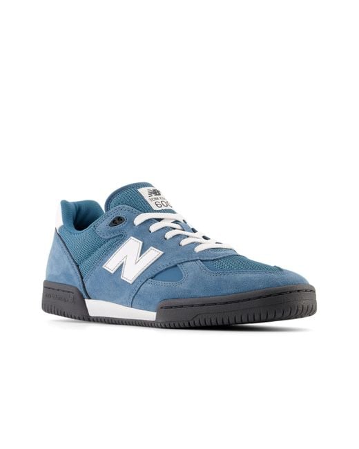New Balance Nb Numeric Tom Knox 600 In Blue/white Suede/mesh for men