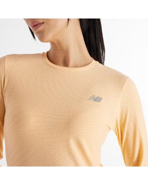 New Balance Natural Jacquard Long Sleeve