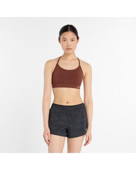 New Balance Black Nb Essential Yoga Bra