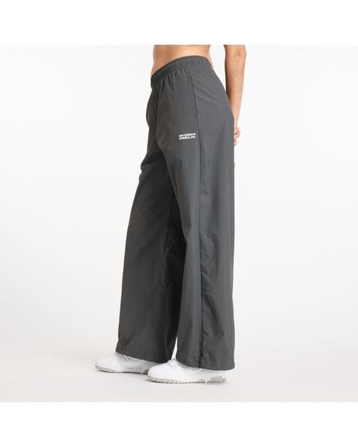 New Balance Black Shifted Pant In Polywoven