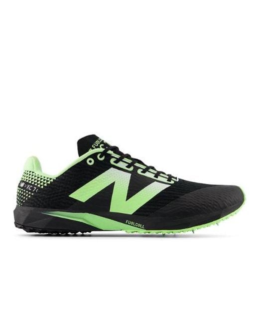 New Balance Green Fuelcell Xc7 V5 Running Shoes