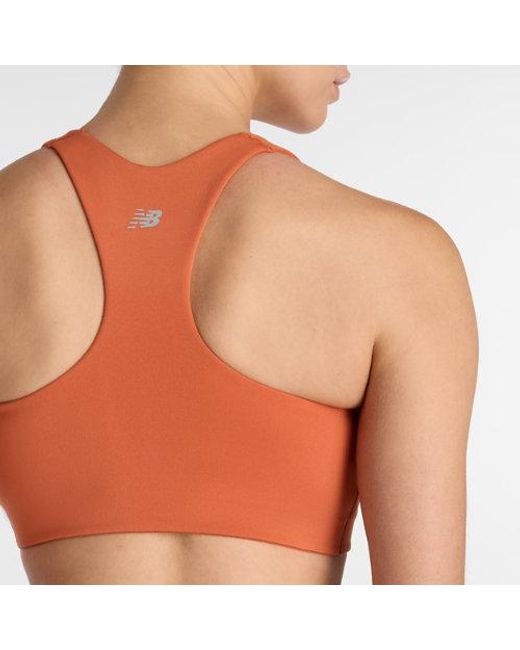 New Balance Orange Nb Define Train Bra
