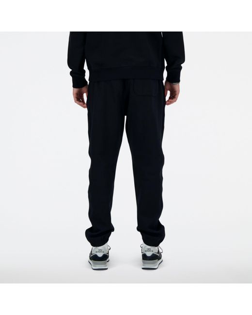 New Balance Black Athletics French Terry Jogger for men