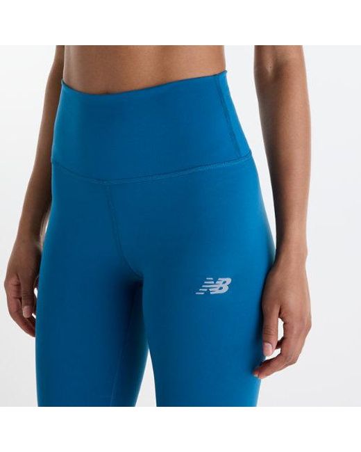 New Balance Blue Nb Harmony High Rise Legging 25"