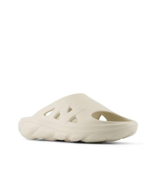 New Balance White Fresh Foam Rcvry Slide