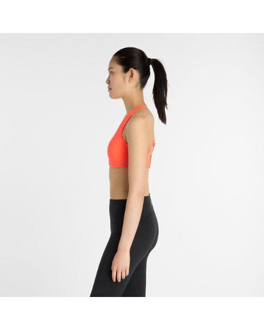 New Balance Red Damen Nb Rc Bra