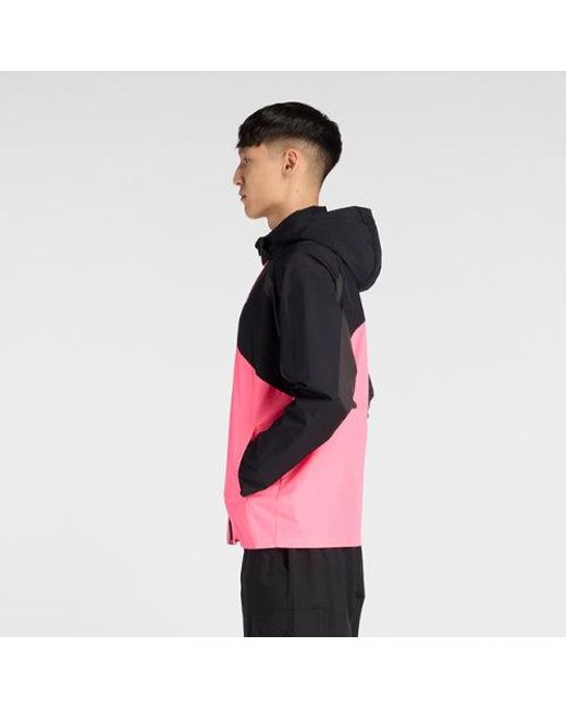 New Balance Pink Utility Woven Jacket for men