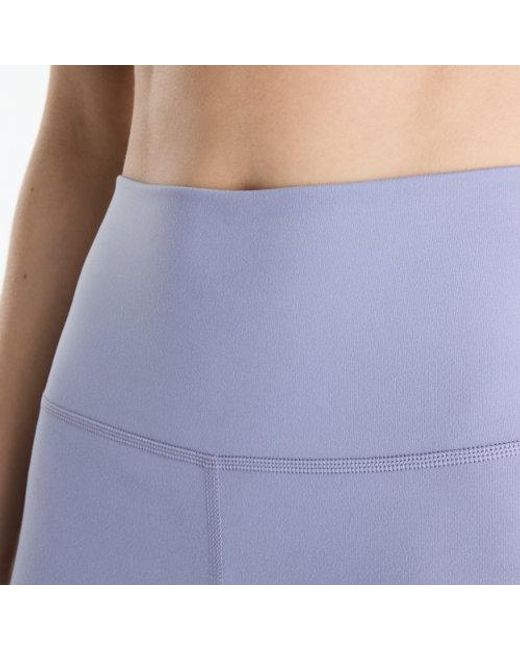 New Balance Blue Nb Harmony High Rise Short 6"