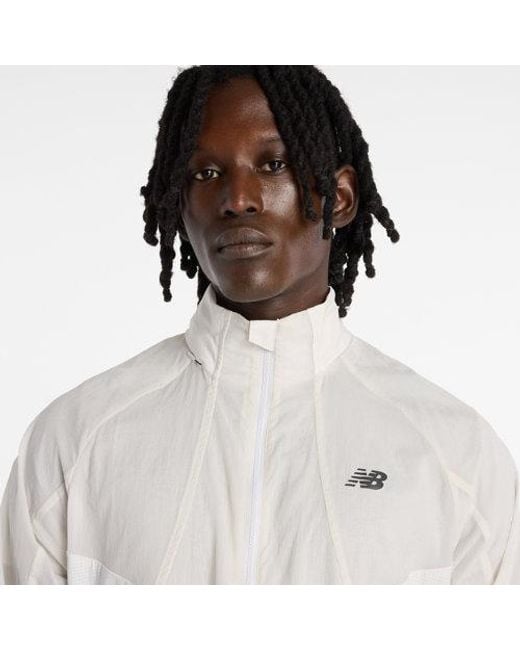 New Balance Gray Rc Jacket for men