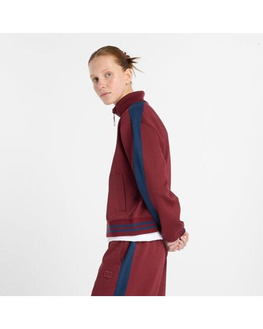 New Balance Red Post Season Pique Track Jacket
