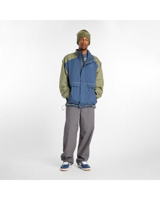 New Balance Blue Numeric Waterproof Jacket for men