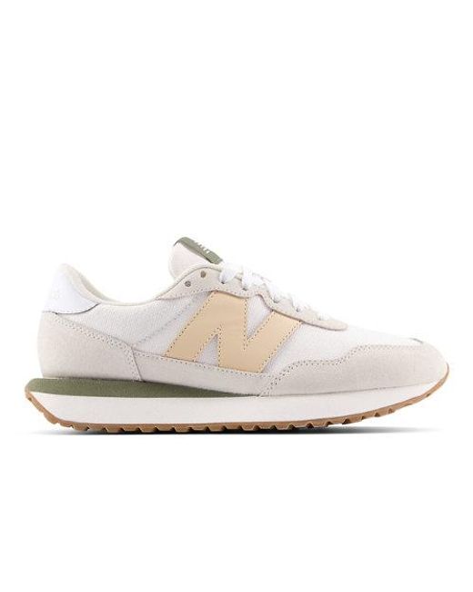 New Balance White 237