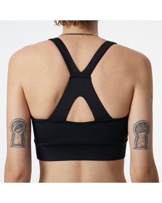 New Balance Black Nb Tech Training Fashion Bra