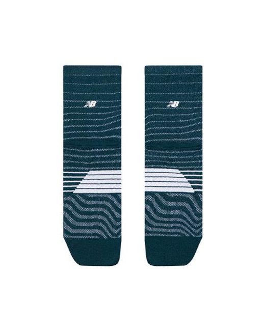New Balance Blue Pro Run Qtr Socks 1 Pair