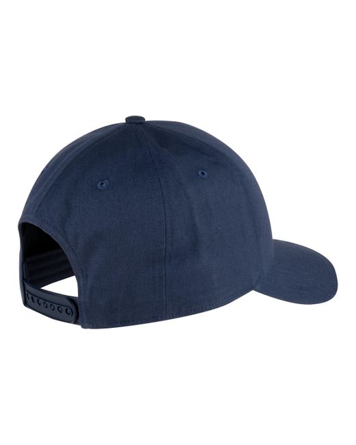 New Balance 6 Panel Structured Snapback In Blue Cotton