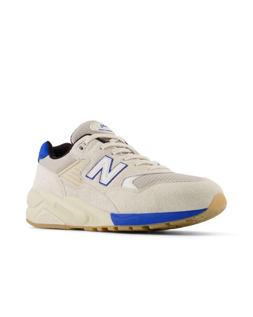 New Balance 580 In Brown/blue/grey Leather for men