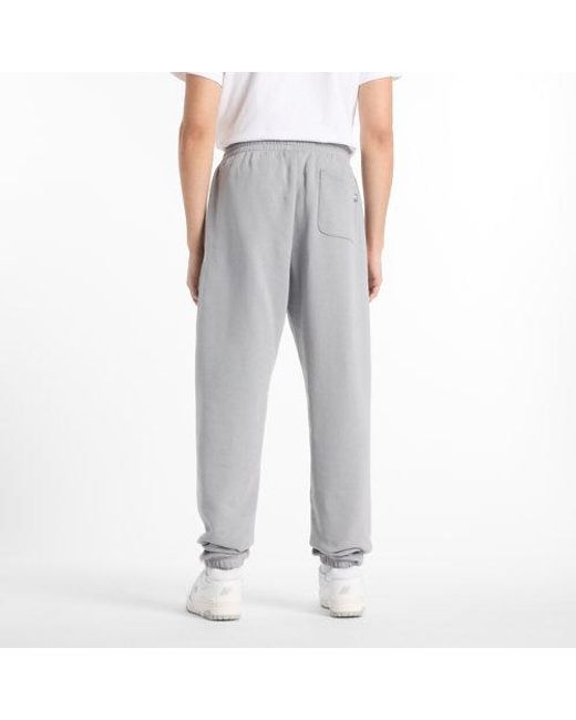 New Balance Gray Reimagined Fleece Graphic Jogger for men