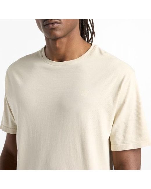 New Balance Herren Rest Day Knit Relaxed T-Shirt in Natural für Herren