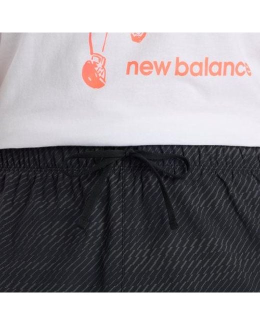 Uomo Rc Reflective Short 5" Politessuto, Taglia di New Balance in Blue da Uomo