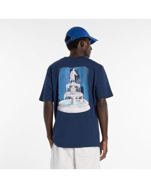 New Balance Blue Fountain T-Shirt for men