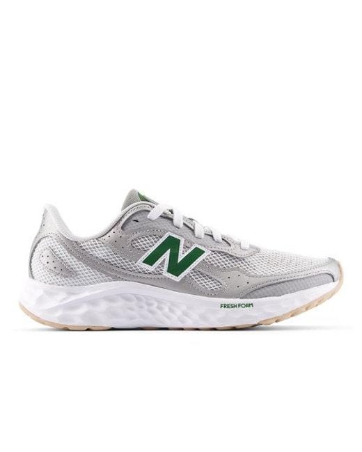 New Balance Gray Fresh Foam Arishi V4 Tiralux Running Shoes for men