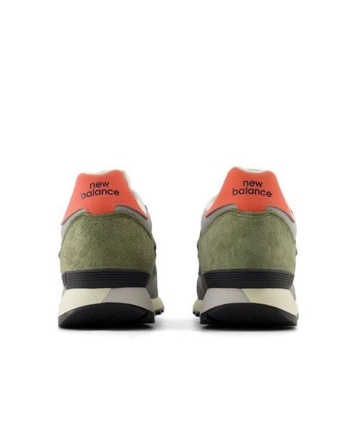U475, Pelle Scamosciata/Rete, Taglia di New Balance in Green