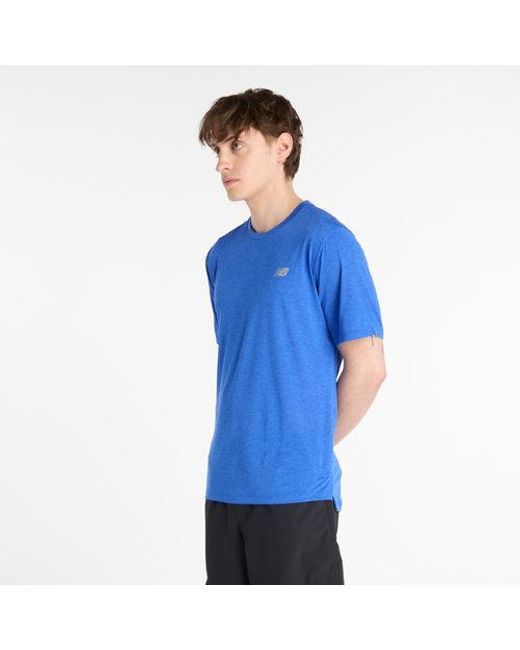 New Balance Blue Rc Essential T-Shirt for men