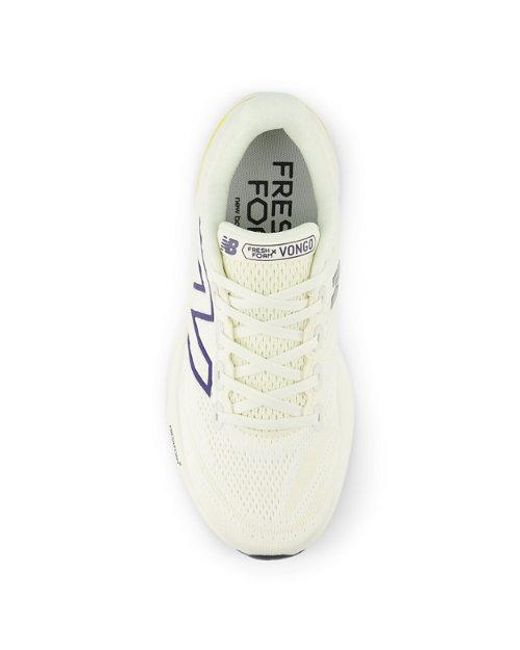 New Balance White Fresh Foam X Vongo V6 Running Shoes