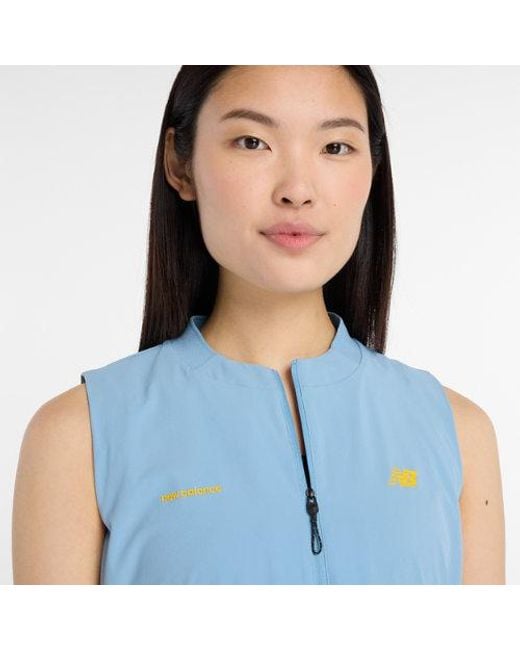 New Balance Blue Damen Nb Long Dress