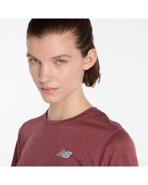 New Balance Purple Rc Essential T-Shirt