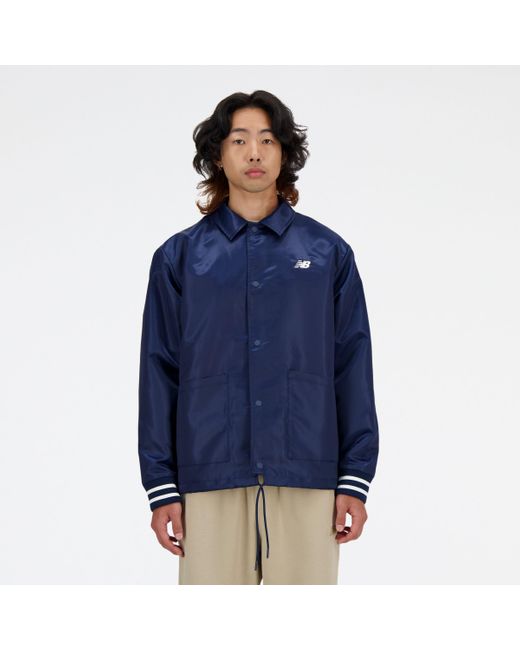 New Balance Blue Sportswear's Greatest Hits Coaches Jacket for men