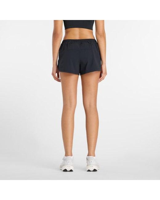 New Balance Blue Rc Essential Short 3"