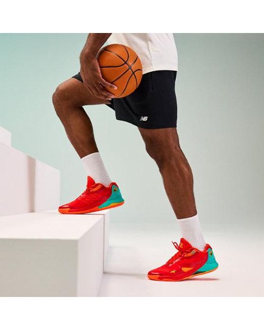New Balance Red Kawhi Iv Basketball Shoes for men