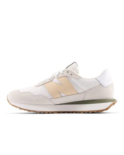 New Balance White 237