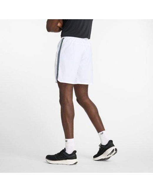 New Balance White Tournament Short for men