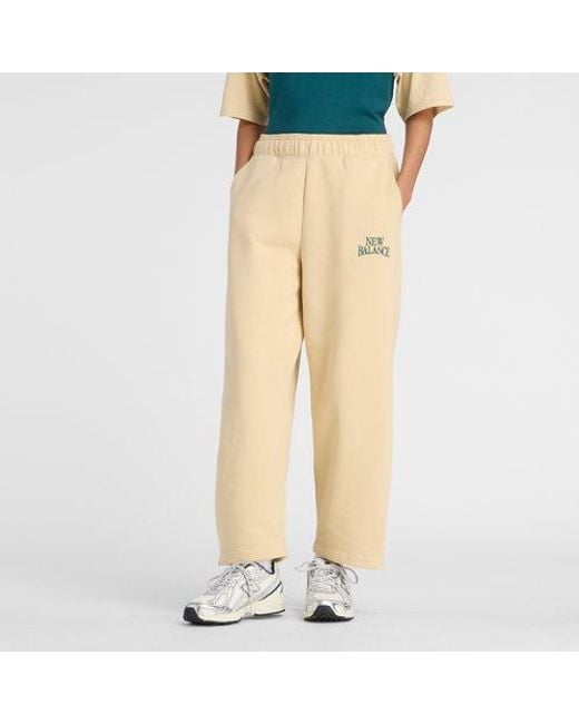 New Balance Natural Trackside Fleece Barrel Pant