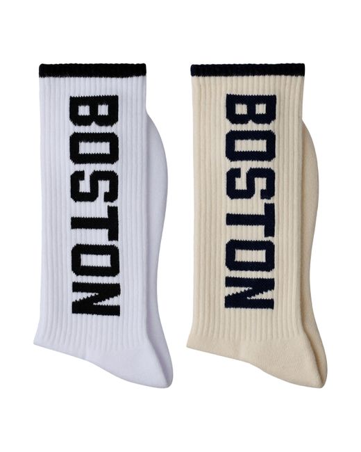 Boston Crew Socks 2 Pack New Balance de color Black
