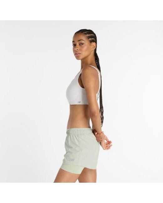 New Balance Gray Damen Nb Rc Bra
