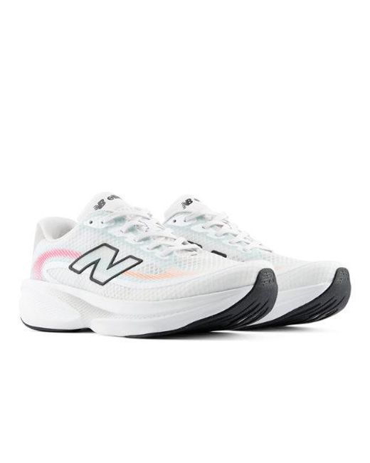 New Balance White Ellipse Breathe Running Shoes for men
