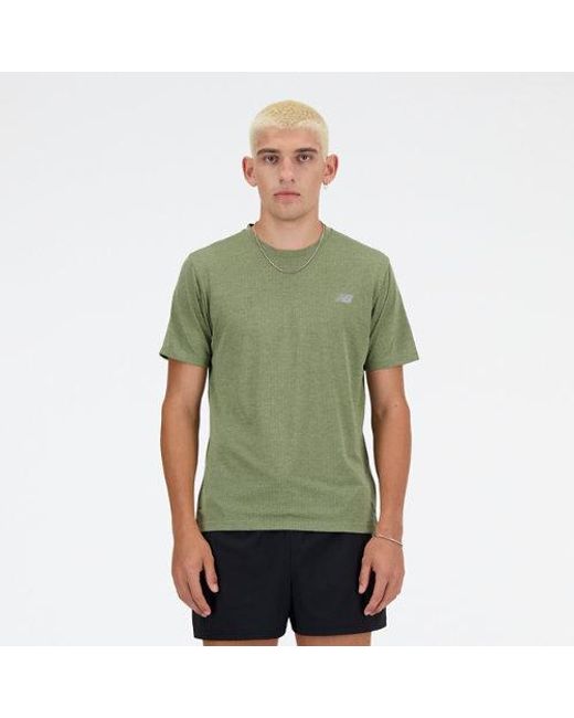 Homme Athletics T-Shirt En, Poly Knit, Taille New Balance pour homme en coloris Green